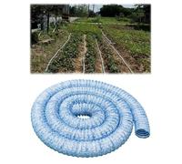 Tuyau de drainage français perforé flexible de 2 "3" 4 "6" 8 ", tuyaux ondulés d'infiltration douce for jardin/cour/pelouse/aménagement paysager, tube d'eau de redirection(8cm/3in,30M/98.4ft)