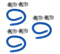 Tuyau de en caoutchouc pour filtre de pompe avec colliers de serrage, tube ondulé de 32 mm de diamètre intérieur pour l ' installation et l ' entretien de la creusée