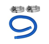 Tuyau de en caoutchouc pour filtre de pompe avec colliers de serrage, tube ondulé de 32 mm de diamètre intérieur pour l ' installation et l ' entretien de la creusée