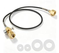Tuyau de gaz de 1 mètre, raccords W21.8×1/14", pression de 300 bars, avec manomètre