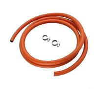 Tuyau de gaz GPL de 2 m pour butane et propane, ligne de gril ID de 8 mm | Caoutchouc nitrile, composite à 3 couches, joint étanche sécurisé, chauffage pour barbecue, camping, terrasse