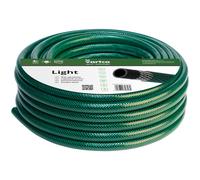 Vartco Light - Tuyau d'arrosage flexible à 3 couches - En polyester tressé croisé - Résistant aux UV - 25 bar - 30 m - Vert/noir