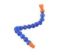 Tuyau de liquide de refroidissement flexible 1/4 pour BSP pour machines-outils CNC - Tuyau d'eau et d'huile réglable en plastique avec interrupteur 300 mm Bleu (buse plate)