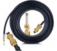 Tuyau de Nettoyage Canalisation 10 m - Buse Ressort Laiton | 200 Bar | Compatible avec nettoyeur Bosch ancien type