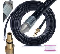 Tuyau de Nettoyage Canalisation 40 m - Buse 1+3 Jets | 160 Bar | Compatible avec nettoyeur Nilfisk Lavor Stihl