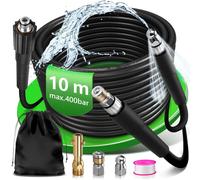 Tuyau de nettoyage de canalisations, 10 mètres, 400 bars, compatible avec les appareils Kärcher K2-K5