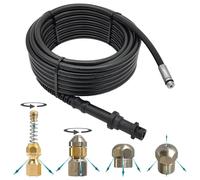 Tuyau de nettoyage de canalisations de 5 mètres avec pulvérisateur spiral pour Kärcher