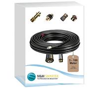 Tuyau de nettoyage de tuyau Kit professionnel 5 pièces pour Kärcher Kränzle Professional HD HDS 63900290 & 57630400 Raccord 1/8" AG : M22 x 1,5 IG & baïonnette adaptateur laiton M22 x 1,5 AG