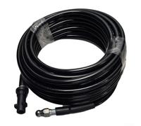Tuyau de nettoyage de vidange haute pression 15 m pour Karcher K2-K7-5800PSI Kit de jet d'égout avec buse rotative pour déboucheur de tuyau (10 mètres)