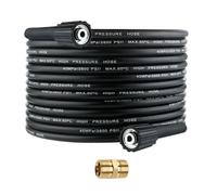 Tuyau de nettoyeur haute pression de 10 m, tuyau d'extension M22 x 14 mm, tuyau de remplacement haute pression 240 bars compatible avec Kärcher standard M22-14 connexion avec raccord fileté M22 x 1,5