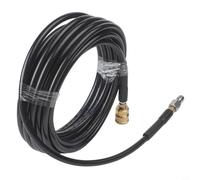 Tuyau de nettoyeur haute pression de 15,2 m avec connecteur rapide pivotant de 1,9 cm fabriqué en acier inoxydable pour une connexion sécurisée sans fuite dans toutes les conditions météorologiques