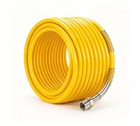 Tuyau de peinture sans air 6,35 mm, 860 kg, fil d'acier flexible (ZT-5) | Renforcé pour la couche extérieure en TPU, interface filetée 6,35 mm, résistance à l'usure et à la pression d'éclatement de