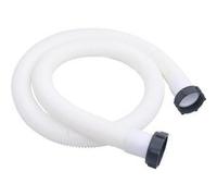 vidaXL Tuyau de piscine 38 mm 180 cm Plastique Haute qualité Blanc