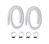 Tuyau de Piscine - INTEX - 2Pcs - 150cm - Compatible avec pompes 330 GPH, 530 GPH - PVC Transparent
