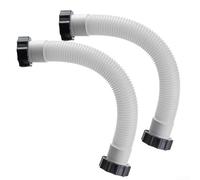 Tuyau de piscine pour pompe à sable Intex, 40,6 cm de longueur, 3,8 cm de diamètre, tuyau de pompe à sable pour piscine, pièce de rechange 11388 11535 (lot de 2)