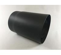 Tuyau de poêle à double paroi, acier métallisé noir, différentes tailles | DN 180 | 33 cm