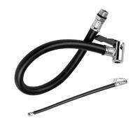 Tuyau de Pompe à air - Tube d'extension d'inflation en Caoutchouc, Adaptateur de Remplissage des pneus Robuste, Ligne d'extension de Pression compacte, tuyaus de compresseur Portable Fort