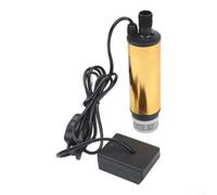 Tuyau de pompe à fluide portable, design auto-amorçant, pompe à fluide | Puissance 24 V CC, moteur 60 W, entrée de 51 mm, sans danger pour le diesel et l'eau, action auto-amorçante
