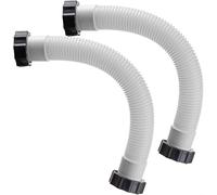 Tuyau de Pompe de Filtre à Sable de Piscine, d'interconnexion pour Intex,Tuyau de jonction pour filtration pour Piscines Hors Sol, système de pompe de filtration de 40cm et filtre à sable (2pièce)