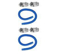 Tuyau de pompe de ondulé avec colliers de serrage réglables, tube en caoutchouc de 32 mm de diamètre intérieur pour connexion de filtre, pack de configuration d ' entretien, connecteur de filtre