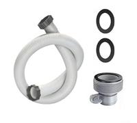 Tuyau de pompe de piscine avec kit adaptateur B, compatible avec Intex et pour piscines hors sol Coleman, ensemble de tuyaux de pompe de piscine, améliore le débit d'eau