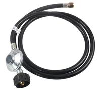 Tuyau De Propane 1,8m Avec Détendeur, Raccord Qcc1 Type 1, Remplacer Tuyau Détendeur Pour Barbecue À Gaz, Chauffage, Foyer Extérieur