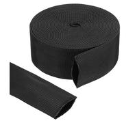 Tuyau de protection en nylon, 3,8 cm de diamètre, 6 mètres de long, de couleur noire, pour tuyaux hydrauliques