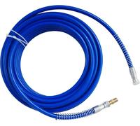 Tuyau de pulvérisation de peinture Airless - Haute pression renforcé d'acier - 15 m - 3300 PSI - Raccords 6,35 mm - Bleu