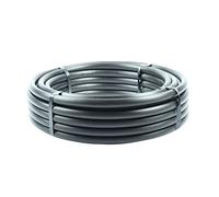 Tuyau de raccordement PE-LD PN6 - 20 mm - Rouleau de 25 m courants - Tuyau d'arrosage - Tuyau de pression - Noir