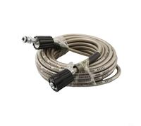 Tuyau de rechange en PTFE pour nettoyeur haute pression avec raccords M22 pour Bosch pour Kärcher - Tuyau d'extension de lavage à jet 10 m