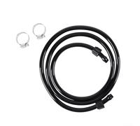 Tuyau de rechange en PVC de 1,2 m, ligne de pulvérisation résistante à l'usure, compatible avec la plupart des pulvérisateurs électriques à dos et pompes à vis de sortie, tuyau de fluide en PVC noir