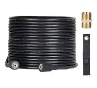 Tuyau de Rechange Flexible Haute Pression 10 m, M22 x 14mm - Tuyau d'extension Résistant aux torsions - Compatible avec Karcher HD