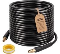 Tuyau de rechange pour nettoyeur haute pression Kärcher K Series K2, K3, K4, K5, K7, accessoires d'extension de tuyau de nettoyage à l'eau, connecteur rapide de 20 m