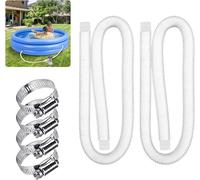 Tuyau de Rechange pour Piscine de 1,25 po de diamètre, avec Pince métallique pour Pompe de Filtre Intex - 1,5 mètre de Long