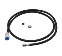 Tuyau de rechange pour robinet de cuisine avec douchette extractible 1,27 cm, raccord fileté femelle, tube d'extension flexible noir pour évier de cuisine et maison