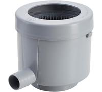 Tuyau de récupération d'eau de pluie - Filtre de collecte d'eau - Système de collecte des eaux de pluie - Arrêt automatique du débordement - DN 70, 80, 100 - Gris