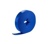 Tuyau de refoulement, d'arrosage plat en PVC - Bleu - 25 m x 25 mm -
