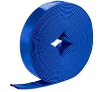 Tuyau de refoulement, d'arrosage plat en PVC - Bleu - 25 m x 32 mm - Linxor Bleu G