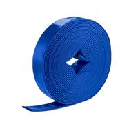 Tuyau de refoulement, d'arrosage plat en PVC - Bleu - 25 m x 51 mm - Linxor