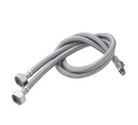 Tuyau de salle de bain flexible en acier inoxydable pour cuisine, 2 pièces/ensemble, robinet chaud et froid, alimentation G 1/2 3/8 (2 pièces G3-8)