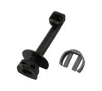 Tuyau de sortie coudé avec collier de serrage pour nettoyeur haute pression | Pièce de rechange 4.064-047.0 5.064-110.0, connecteur en plastique noir avec pince de fixation pour un montage facile