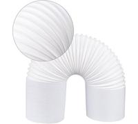Tuyau de sortie de climatisation à longueur réglable - 150 cm - Blanc