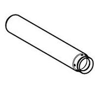 tuyau de sortie Geberit avec joint torique d 40 241409111 pour siphon WT, blanc -alpin