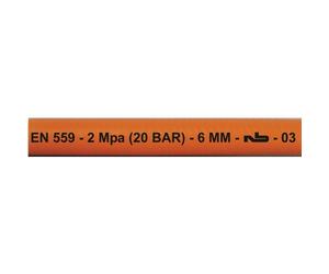 Tuyau de soudage GPL - EN 559 - 10 x 17 mm - 20 m TRICOFLEX