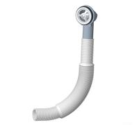 Tuyau de trop-plein de rechange pour évier de cuisine avec tête ronde pour égouttoir de lavabo avec réglage flexible de la hauteur et forte résistance à l'érosion