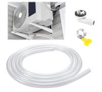 Tuyau de vidange de 1,8 m de diamètre pour climatisation - Diamètre : 12 mm - Avec clip de connexion et raccord de tuyau - Tuyau de condensation - Pour la plupart des déshumidificateurs et