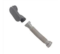 Tuyau de vidange de baignoire flexible à profil bas avec siphon en P de 1 1/2 po et siphon en P plat gratuit