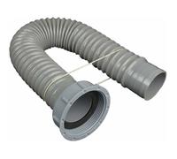 Tuyau de vidange évier - PZCC - 60 cm - Extensible jusqu'à 120 cm - Prise universelle 58 mm - Installation sans outils