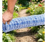 Tuyau de vidange français souple de 15,2 cm, tuyau de vidange ondulé pour un drainage rapide, longueur personnalisable 25 m, connexion facile, convient pour les jardins, pelouses et terrasses