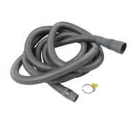 Tuyau de vidange pliable pour caravane avec adaptateur réglable - Kit de tuyau d'égout extensible en PVC renforcé flexible double couche - Intérieur anti-adhésif (5 m)